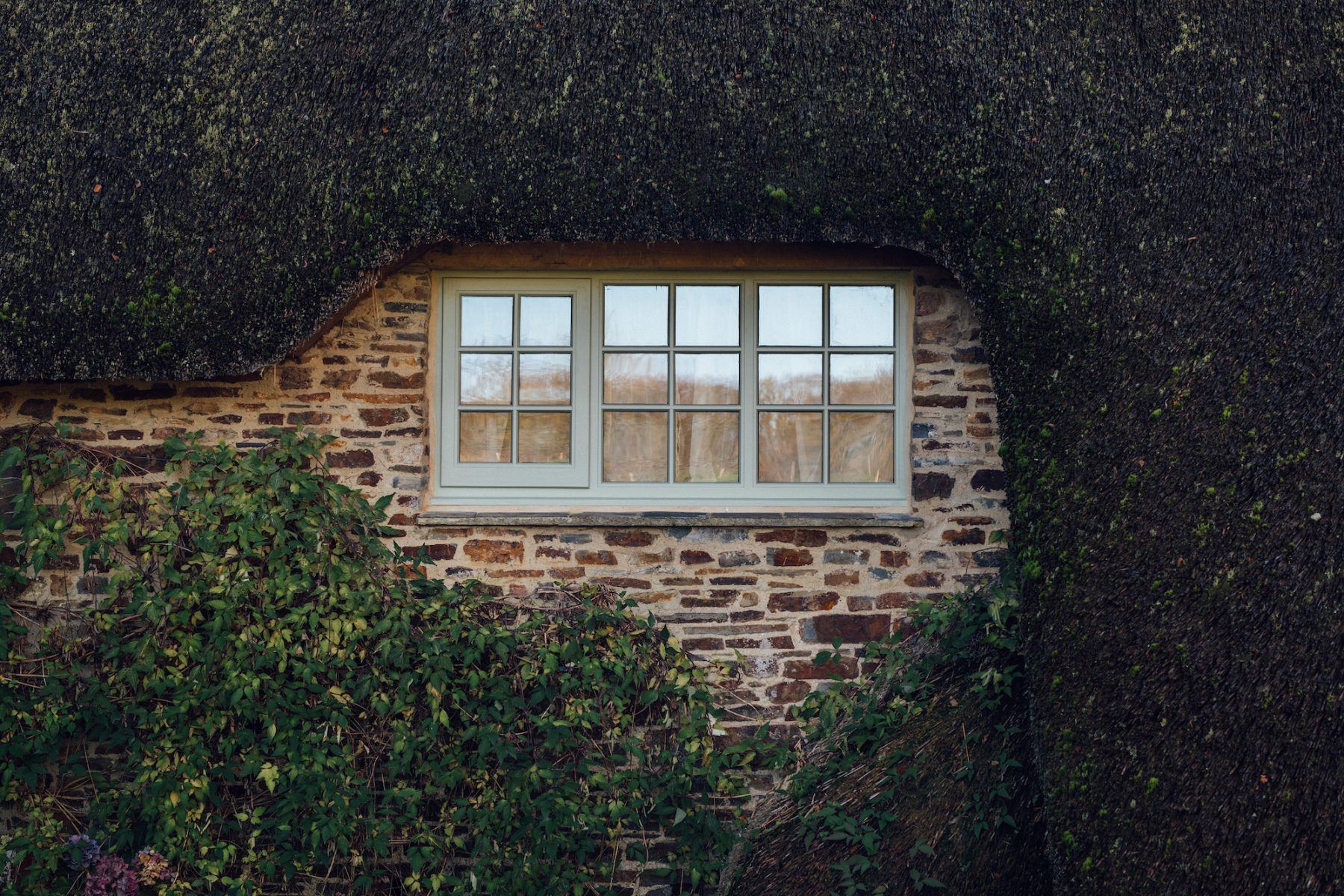 National Park thatched cottage small window